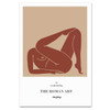 Modern Woman Canvas Print Set - Geometric Style Wall Art (Unframed)