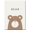 Canvas Print Drawn Animals  - Kids & Nursery Wall Art (Unframed)