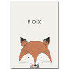 Canvas Print Drawn Animals  - Kids & Nursery Wall Art (Unframed)