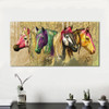 Horses Portrait For Living Room Home Decor No Frame