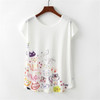 Cute Cat Summer Novelty Women T Shirt