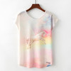 Cute Cat Summer Novelty Women T Shirt