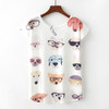 Cute Cat Summer Novelty Women T Shirt
