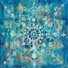 Abstract Mandala Flower Wall Art
