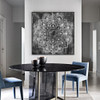 Abstract Mandala Flower Wall Art