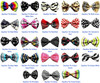 Super Fun & Festive Bow Tie for Small Dogs in Black/White Stripe