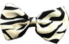 Super Fun & Festive Bow Tie for Small Dogs in Black/White Zebra