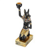 Resin Figurines Candleholder Retro Ancient Egyptian Goddess Sphinx Anubis