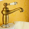 Tradizionale: Bathroom Faucet | Antique Bronze Finish Brass Basin Sink Solid Brass Faucets