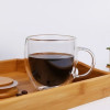 Double Wall Glass Cup Transparent Drinkware