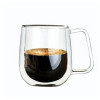 Double Wall Glass Cup Transparent Drinkware