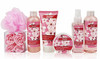 Bath and Body - Spa Gift Baskets for Women & Girls, Cherry Fragrance, Spa Kit