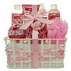 Bath and Body - Spa Gift Baskets for Women & Girls, Cherry Fragrance, Spa Kit