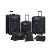 Sky View Expandable Luggage Value Set - 6 Pc (Available in 2 colors)