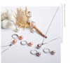 Freshwater pearl necklace jewelry set ! Classic 925 sterling silver genuine.