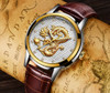 Men's watch, gold dragon sculpture. Elegant for all your moments ...si... BUY IT, NOW!