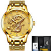 Men's watch, gold dragon sculpture. Elegant for all your moments ...si... BUY IT, NOW!