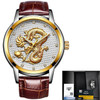 Men's watch, gold dragon sculpture. Elegant for all your moments ...si... BUY IT, NOW!