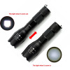 Waterproof 5 Mode LED Zoomable Focus Flashlight