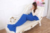 CAMMITEVER 19 Colors Mermaid Tail Blanket Crochet Mermaid Blanket For Adult Super Soft All Seasons Sleeping Knitted Blankets CAMMITEVER 19 Colors Mermaid Tail Blanket Crochet Mermaid Blanket For Adult Super Soft All Seasons Sleeping Knitted Blankets