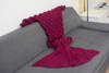 CAMMITEVER 180*90cm Big Mermaid Tail Blanket Crochet Mermaid Blanket for Adult, Soft All Seasons Sleeping Blankets CAMMITEVER 180*90cm Big Mermaid Tail Blanket Crochet Mermaid Blanket for Adult, Soft All Seasons Sleeping Blankets