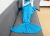 CAMMITEVER 180*90cm Big Mermaid Tail Blanket Crochet Mermaid Blanket for Adult, Soft All Seasons Sleeping Blankets CAMMITEVER 180*90cm Big Mermaid Tail Blanket Crochet Mermaid Blanket for Adult, Soft All Seasons Sleeping Blankets