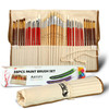 Artify 38 Pcs Paint Brushes Art Set for Acrylic Oil Watercolor Gouache