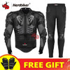 HEROBIKER Motorcycle Jackets Motorcycle Armor Racing Body Protector Jacket Motocross Motorbike Protective Gear + Neck Protector