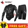 HEROBIKER Motorcycle Jackets Motorcycle Armor Racing Body Protector Jacket Motocross Motorbike Protective Gear + Neck Protector