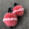 Women's Multicolor Fur Sandals