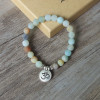 Amazonite Stone Strand Bracelet