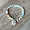 Amazonite Stone Strand Bracelet