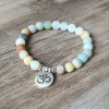 Amazonite Stone Strand Bracelet