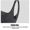 Non-medical Running/Cycling Activated Carbon Filter Washable Protection Mask