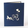 3D Pop Up Greeting Card &Invitation Card (Romantic Engagement /Wedding)