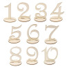 Table Numbers for Wedding Party Decorations (Romantic Rustic Theme /Vintage) [1 to 10]