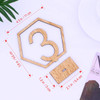 Table Number Stands / Signs | Rustic Country Vintage Wedding Decor (Wood /1-20)