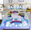 Queen Rainbow Unicorn Bedding Set