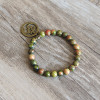 Tibetan Natural Stone Yoga Stretch Chakra Bracelet