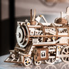 DIY Movable Locomotive Train Wooden Model Building