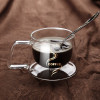 200ML Handle Double Glass Teacup Coffee Mugs