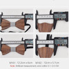 3D Handkerchief Cufflink Wooden Bow Tie