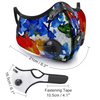 Floral HOTLANTA Face Mask - Mesh & Activated Carbon FILTER