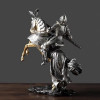 European Armored Medieval Knight Statue