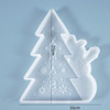 Snowman Christmas Resin Silicone Mold, Holiday Mold