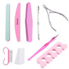 Nail Art Tools Equipment Nail Files Nail Buffer Dust Cleaning Brush