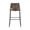 Armless Bar Stools Two-Tone Brown And Black