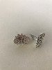 Steampunk silver colored gear cuff links 2