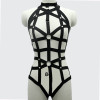 Gege Full Body Bondage Harness Bra Goth Fetish Lingerie