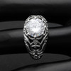 Colorful stone gothic ring